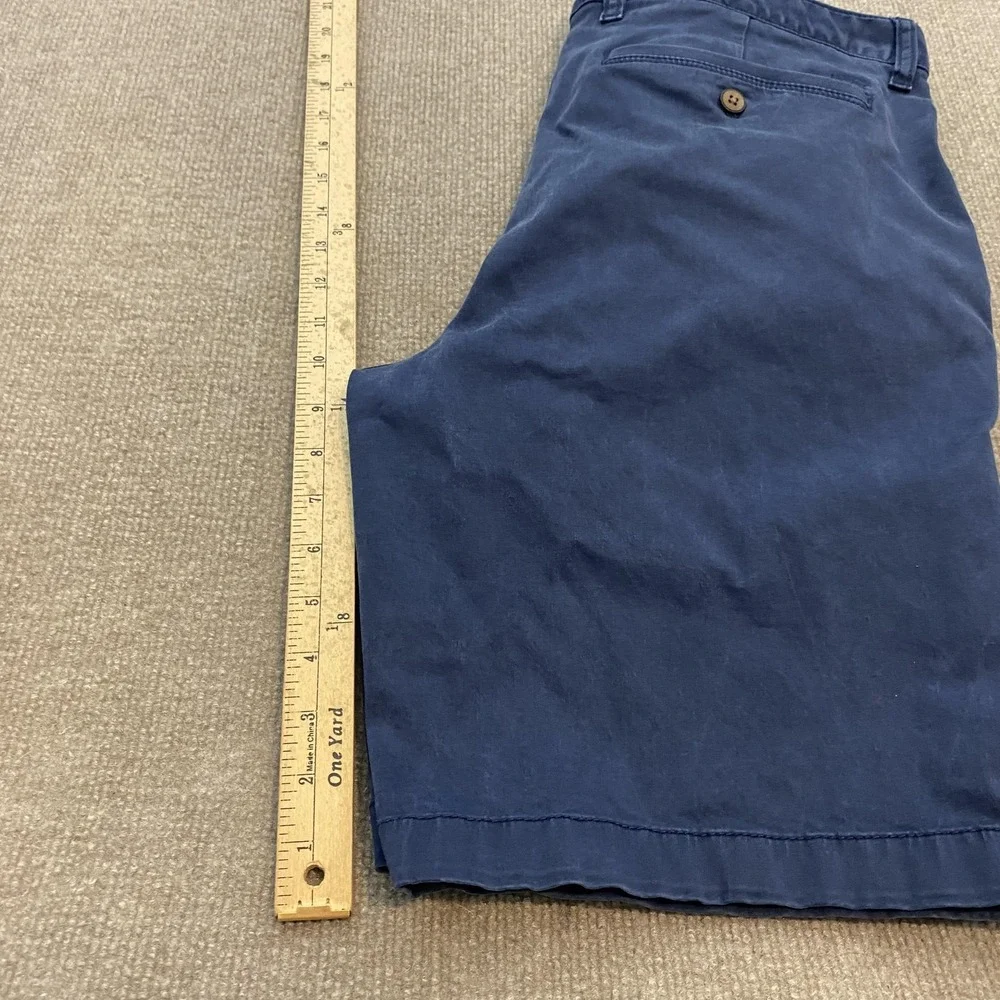 Tommy Bahama Shorts Mens 35 Blue Stretch Chino Relaxed Fit 10 Inch Inseam Casual